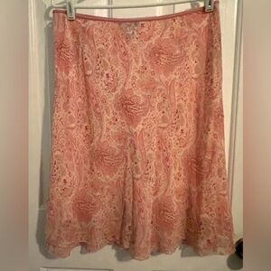 Ladies floaty floral skirt Ann Taylor